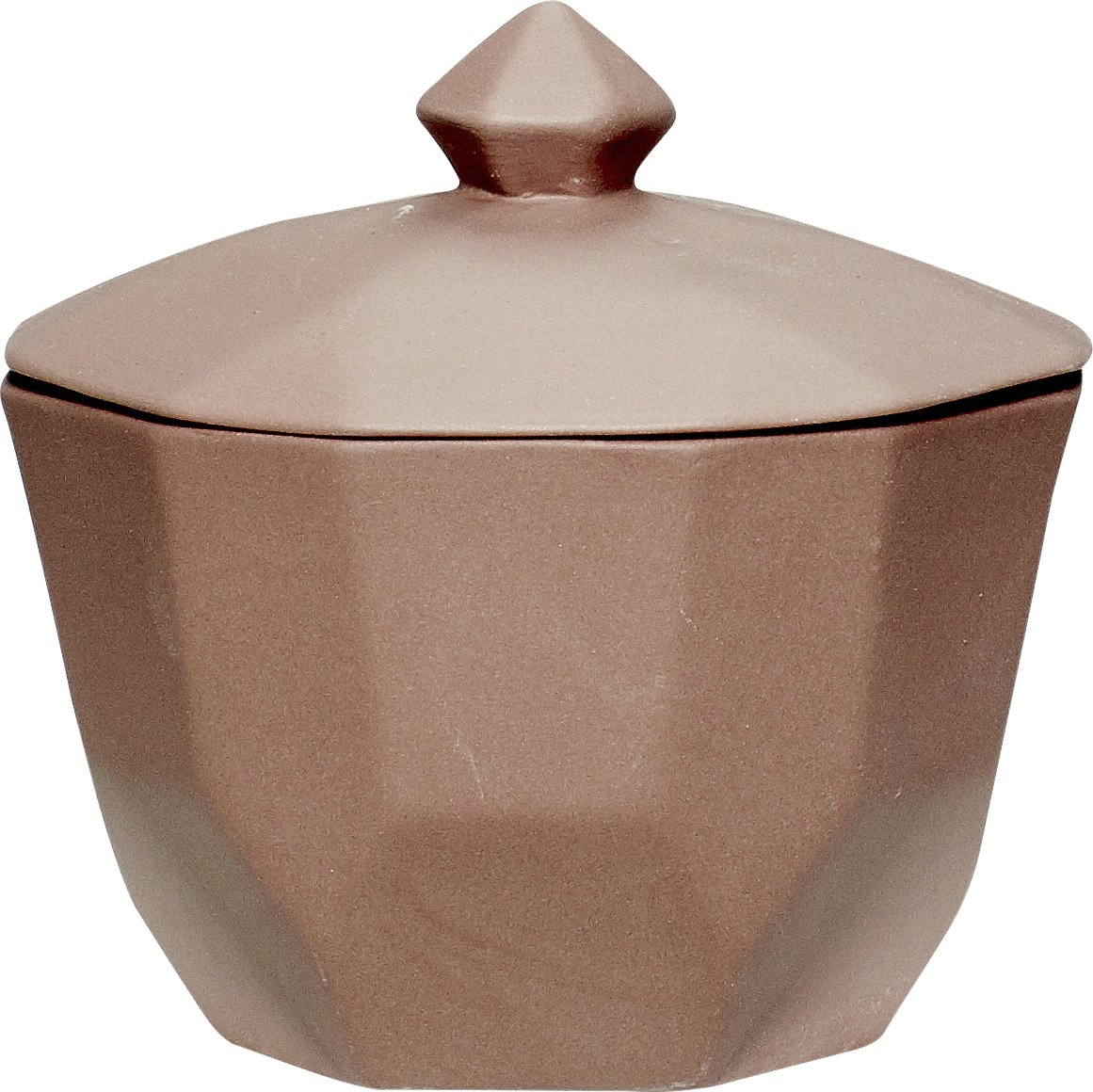 Emerantius Skål med Låg - Brun H10x9 cm