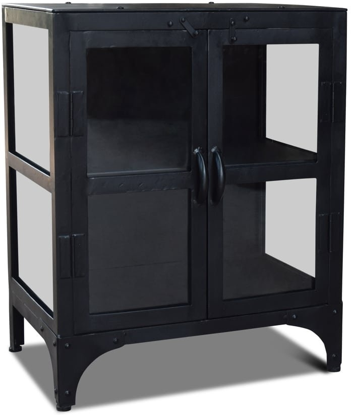 Factoria  Kommode Med Glaslåger  H75x60x40