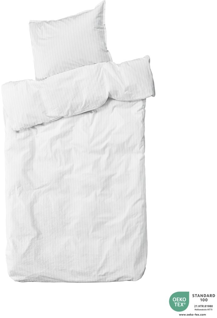 Dagny  Sengesæt  Snow    Ocean  140x220    Pude 70x50