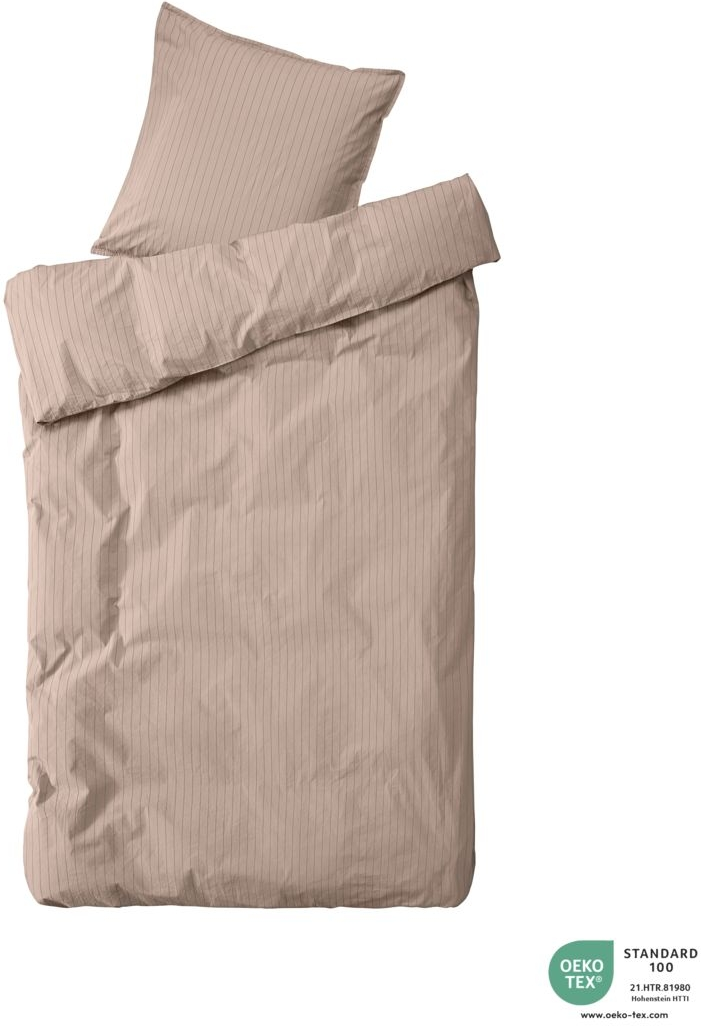 Dagny  Sengesæt  Straw    Bark  140x220    Pude 70x50