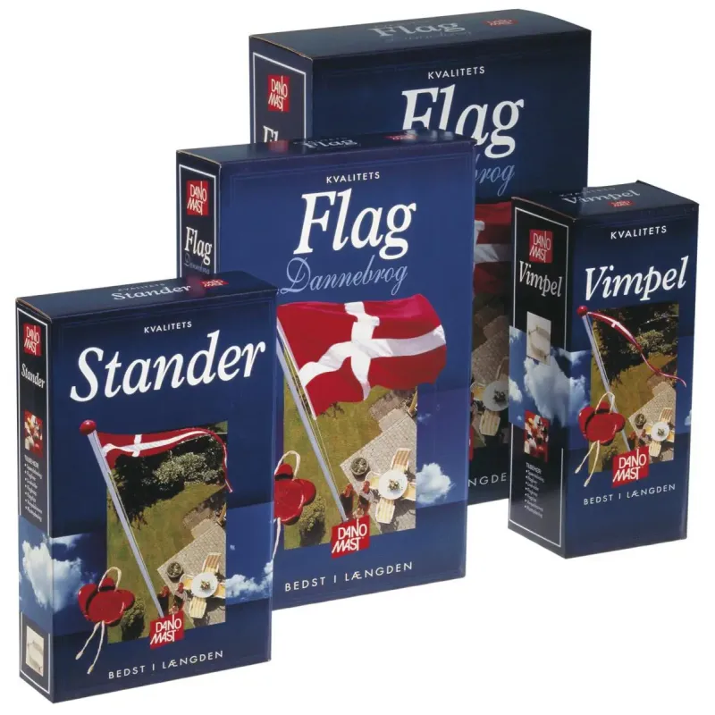 Dannebrogs Stander Til  -10 Meter Stang