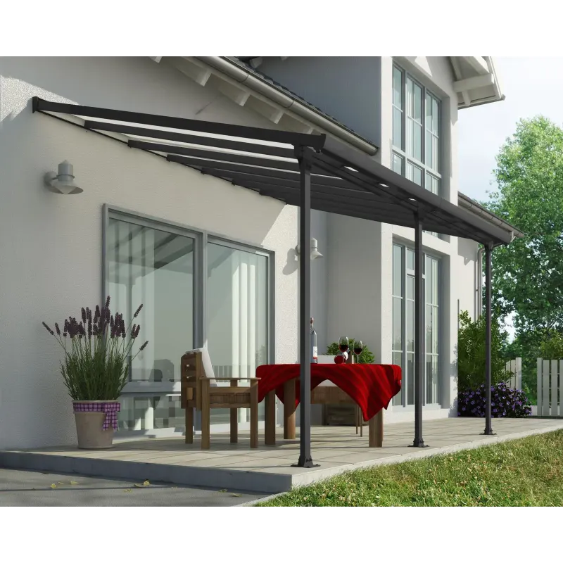 Palram Canopia Feria Terrasseoverdækning 12   M2 Grå