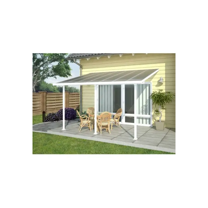 Palram Canopia Feria Terrasseoverdækning 16   M2 Hvid
