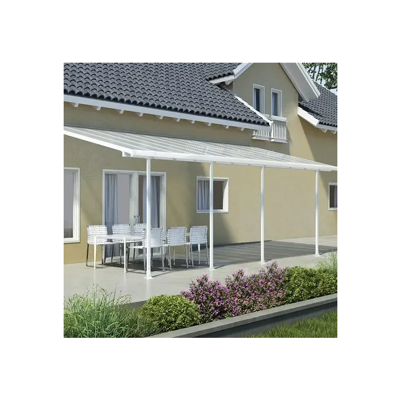 Palram Canopia Feria Terrasseoverdækning 25   M2 Hvid