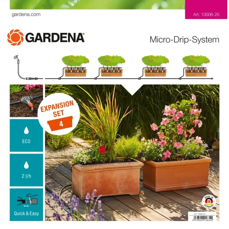 Gardena Udvidelsessæt Micro Drip Plantekasser 13006-20