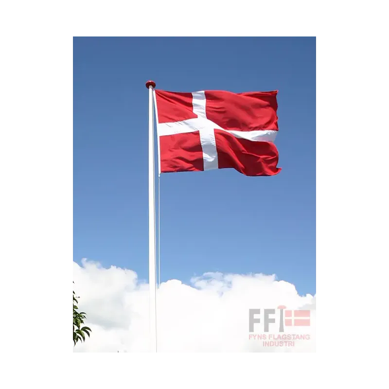Glasfiberflagstang   Støtte   Meter