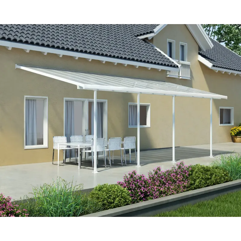 Palram Canopia Feria Terrasseoverdækning Sampak 21   M2  Hvid  540-057