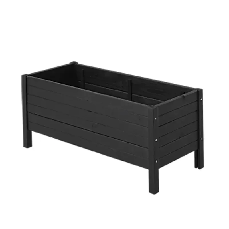 Plus Plantekasse   Ben 88x37x39 Fungicid Beh  Grundmalet Sort 18269-15